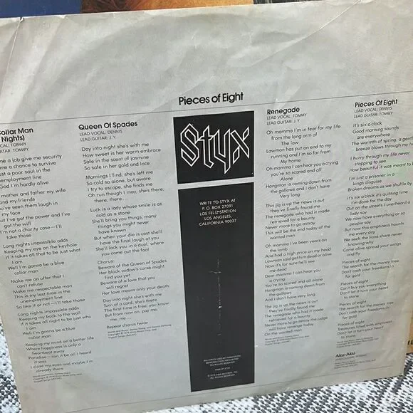 Styx - Pieces of Eight - Picture 6 of 9